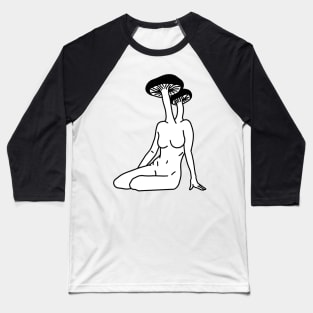 Mushroom Lady Baseball T-Shirt